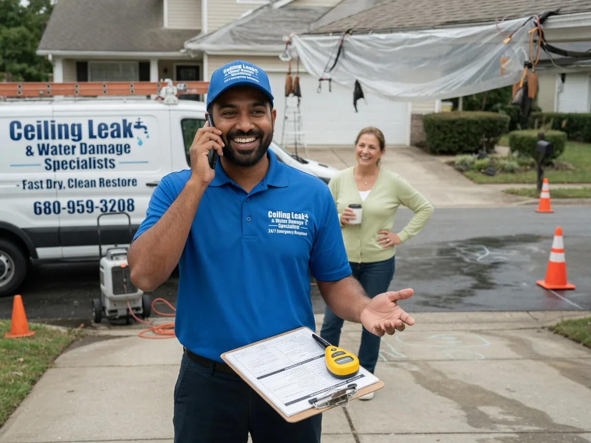 Ceiling Leak Cleanup Woodbine, NJ FAQs